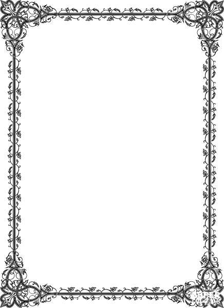 Vintage Vintage Frame coloring page image