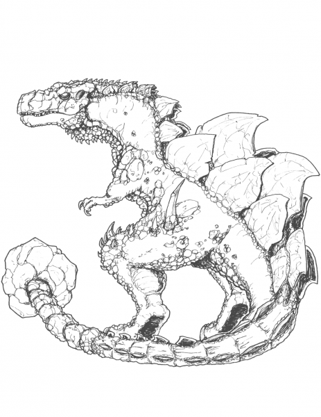 Vodon coloring page image