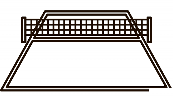 Volleyball Court coloring page image