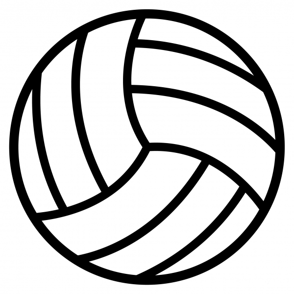 Volleyball Emoji coloring page image
