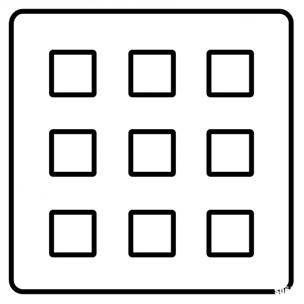 Waffle Emoji coloring page image