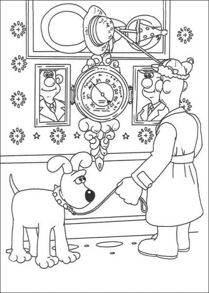 Walk With Gromit  coloring page image