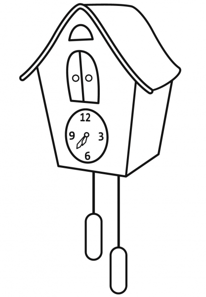 Wall Watch coloring page image