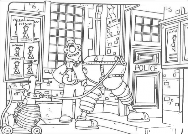 Wallace  coloring page image