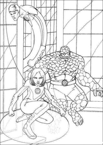 Watch Their Enemy  coloring page image