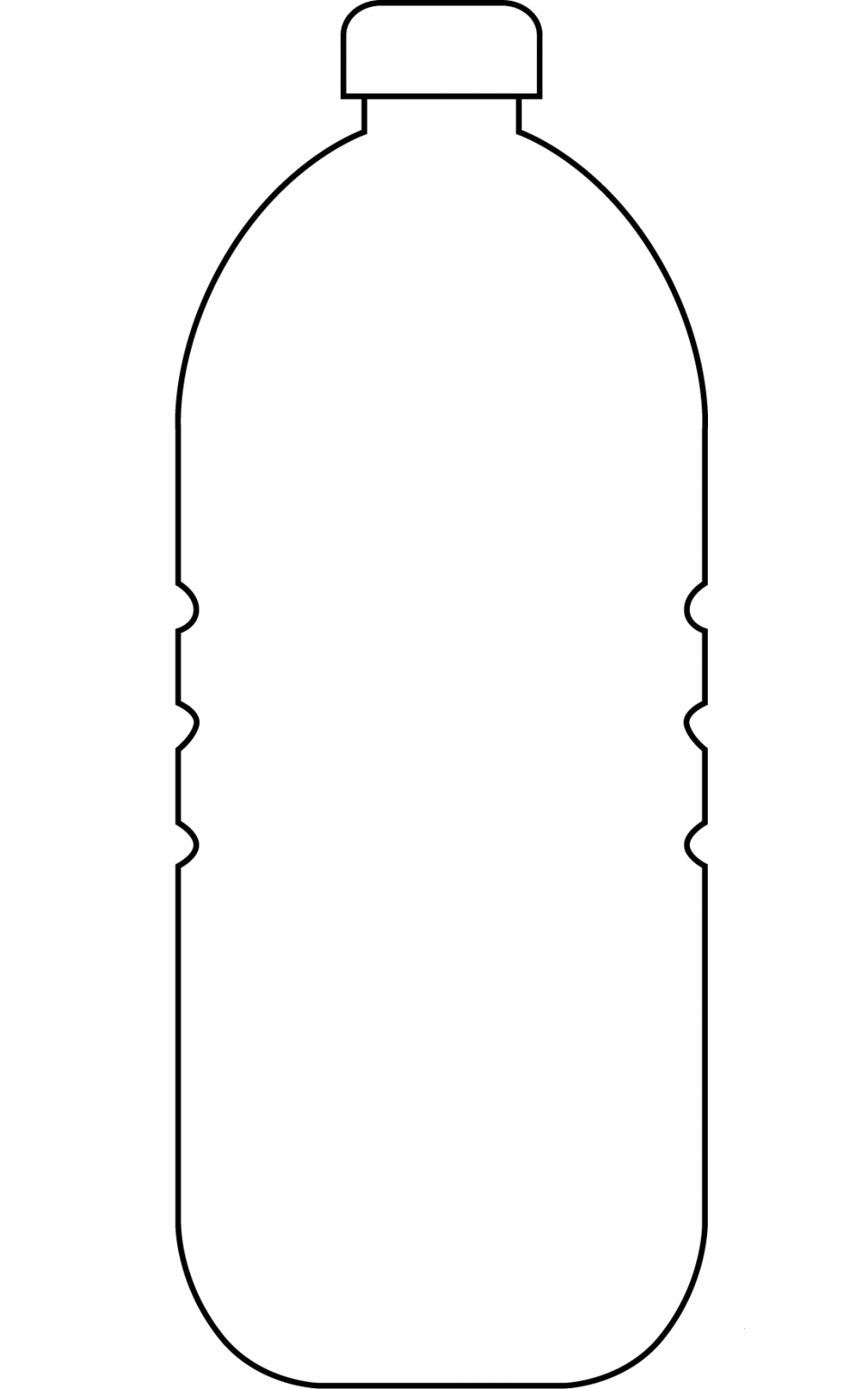 Water Bottle coloring page - ColouringPages