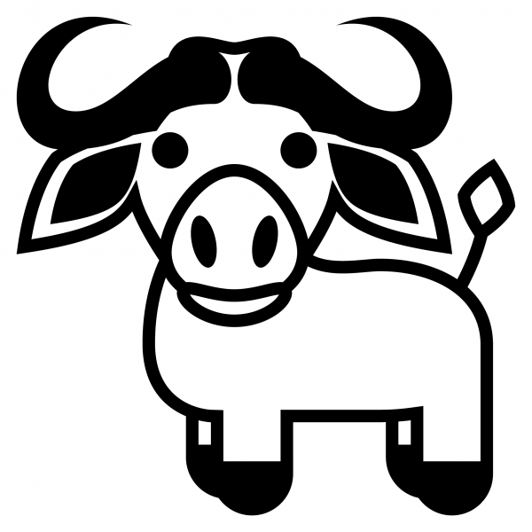 Water Buffalo Emoji coloring page image