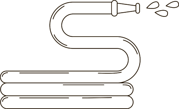Water Hose coloring page image