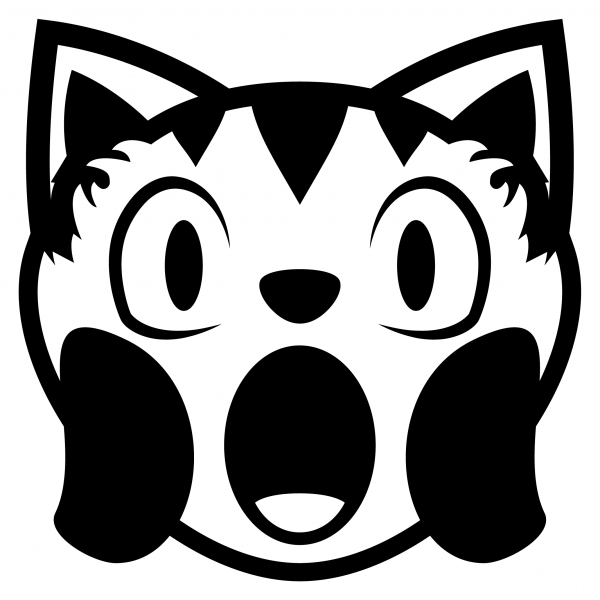 Weary Cat Emoji coloring page image