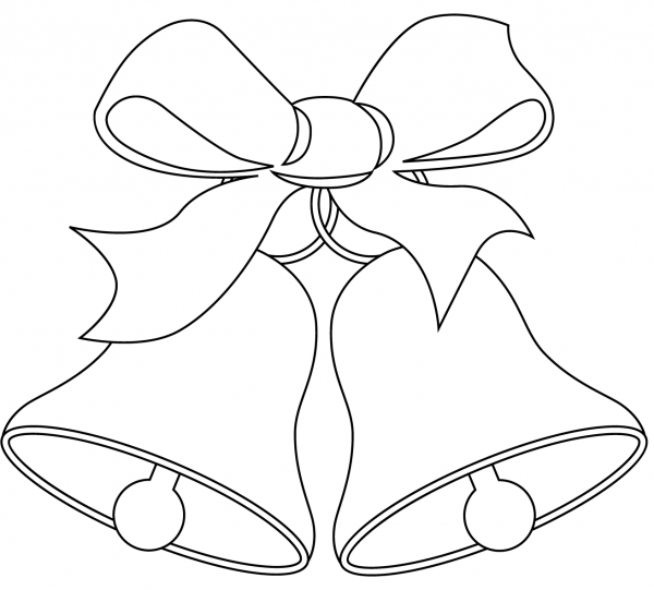 Wedding Bells coloring page image