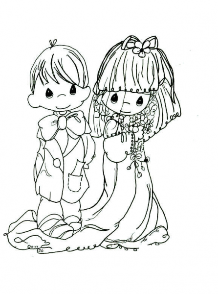 Wedding  coloring page image