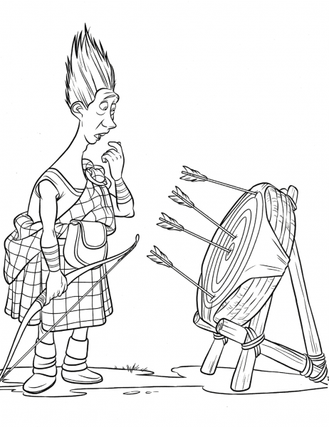 Wee Dingwall coloring page image