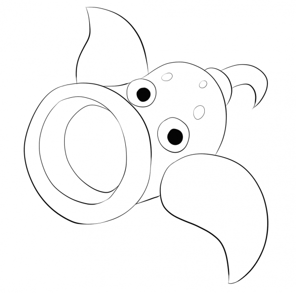 Weepinbell coloring page image