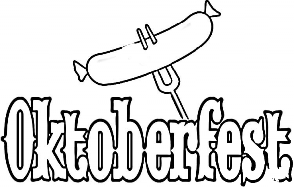 Welcome To Oktoberfest  coloring page image