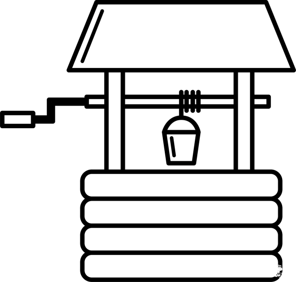 Well coloring page image