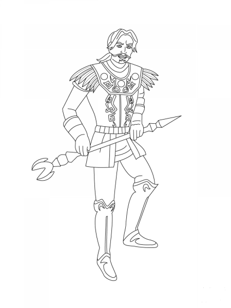 Wenlock coloring page image