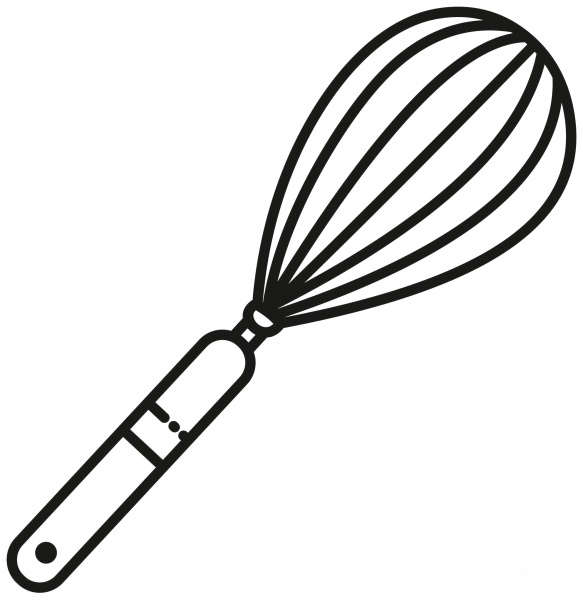 Whisk coloring page image