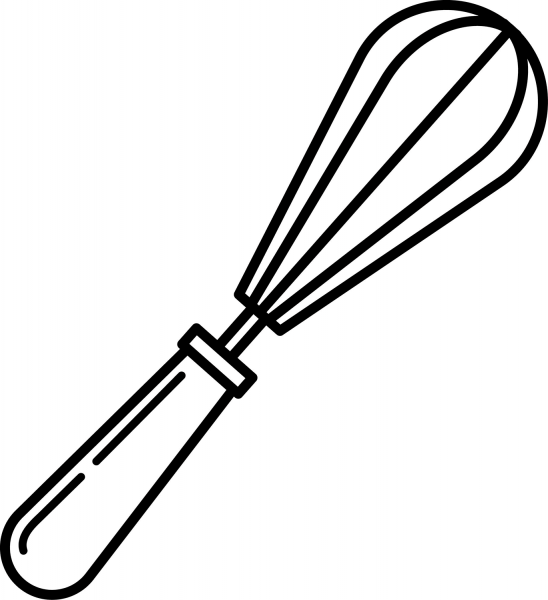 Whisk coloring page image