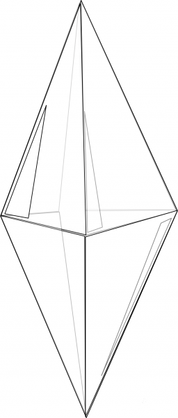 White Crystal coloring page image