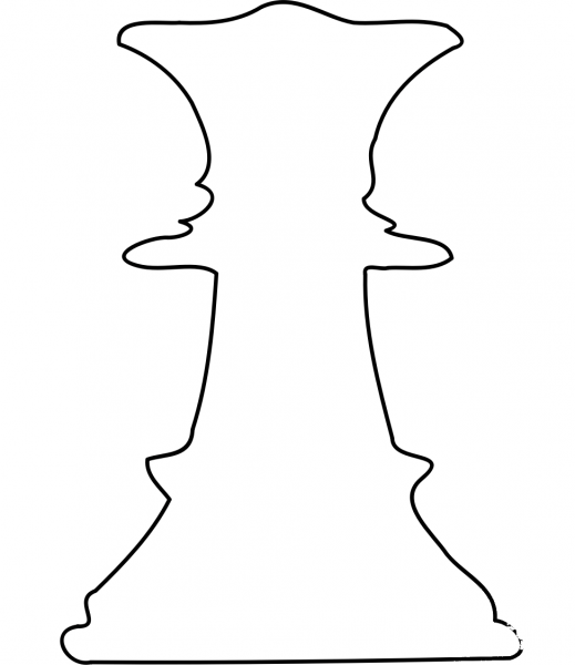 White Queen coloring page image
