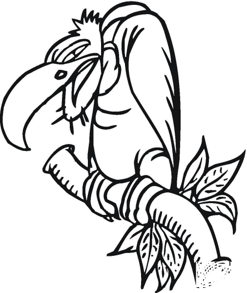 Wicked Buzzard  coloring page image