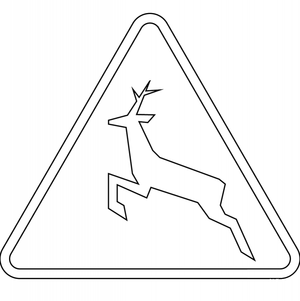 Wild Animals A-18B coloring page image