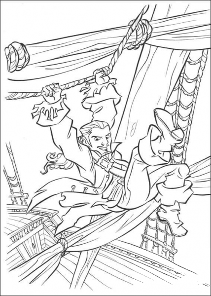 Will Turner coloring page image