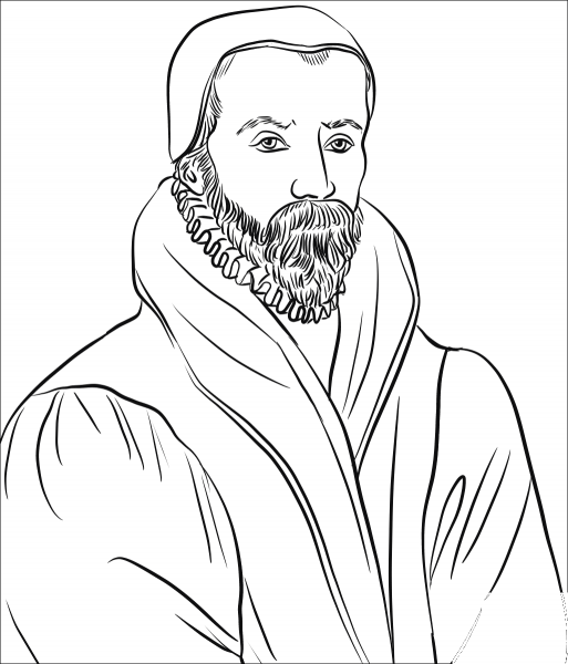 William Tyndale Coloring Page ColouringPages