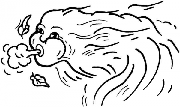 Wind Mythology coloring page image