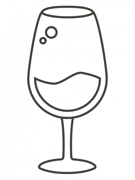 Wine Glass coloring page image