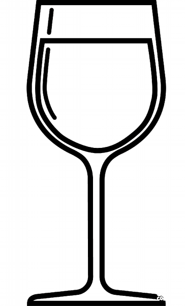 Wine Glass coloring page image