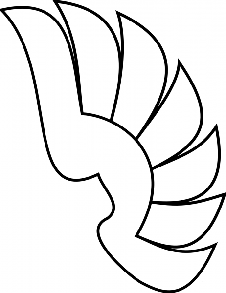 Wing coloring page image