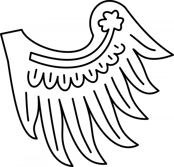 Wing coloring page image
