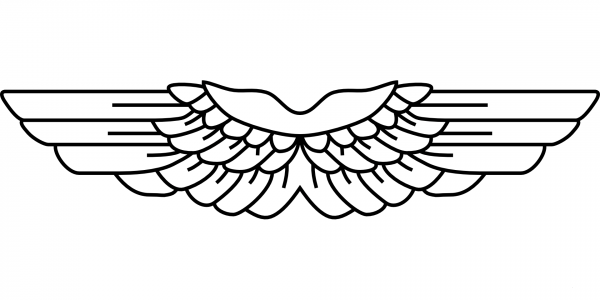 Wing coloring page image