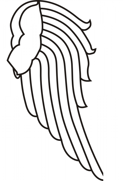 Wing coloring page image