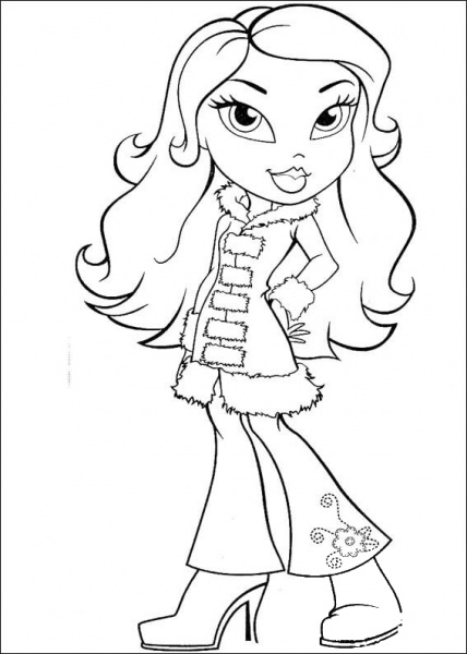 Winter Coat coloring page image