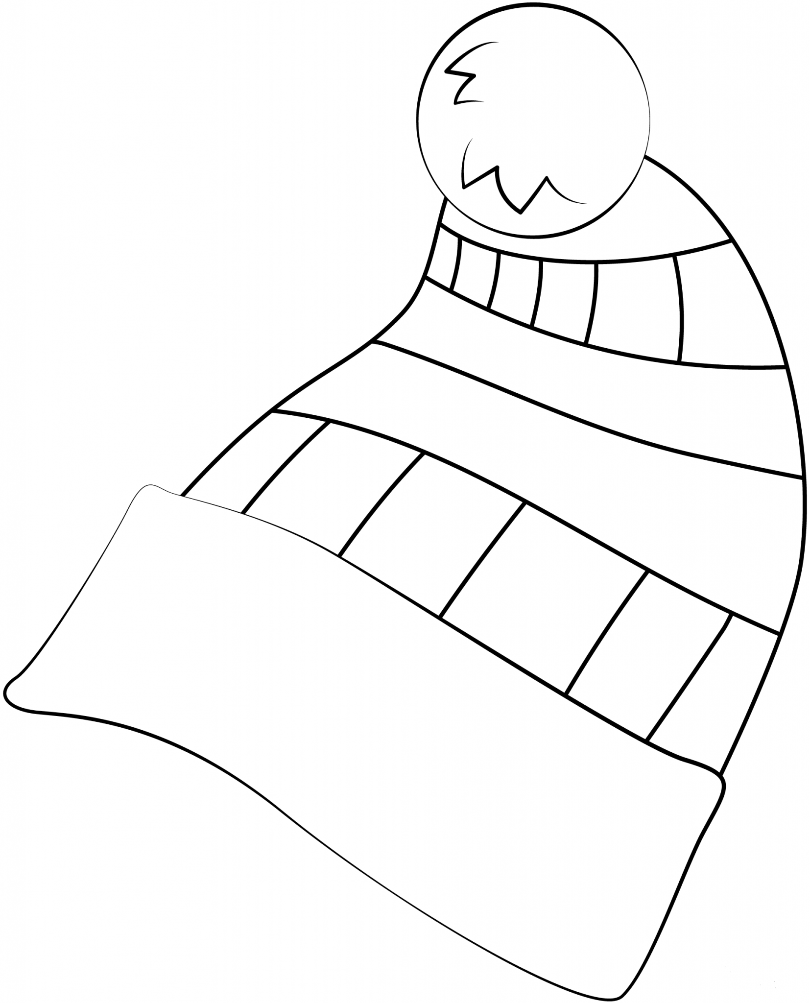 Winter Hat coloring page - ColouringPages