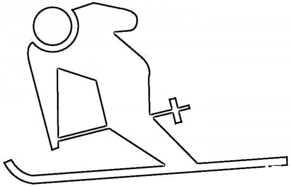 Winter Olympics  coloring page image