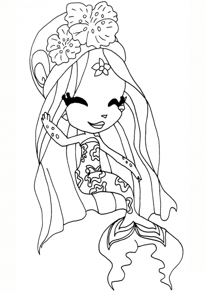 Winx Club Desiryee coloring page image