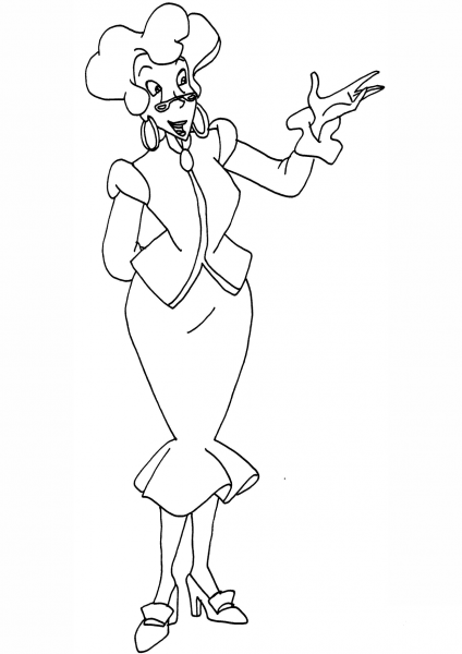Winx Club Faragonda coloring page image