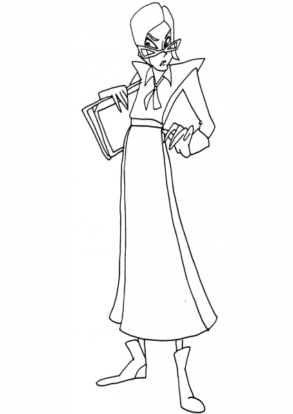 Winx Club Griselda coloring page image
