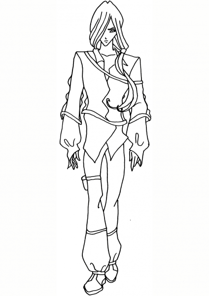 Winx Club Helia coloring page image