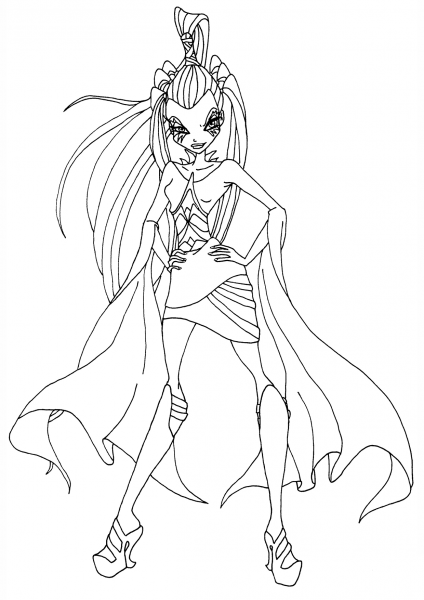 Winx Club Icy coloring page image