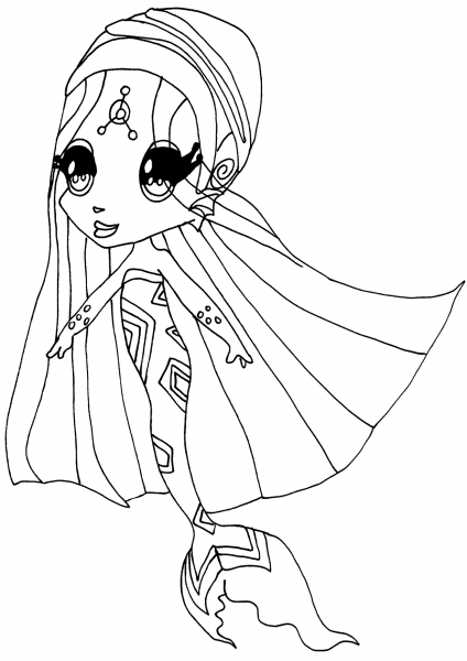 Winx Club Lithia coloring page image