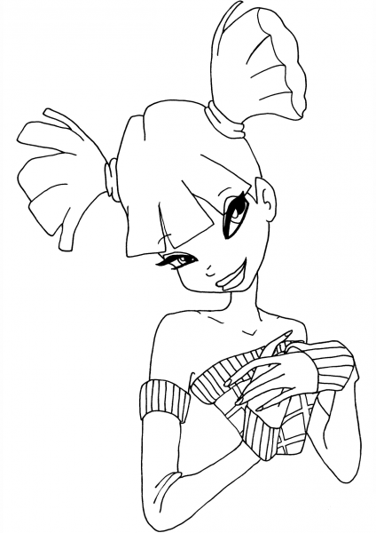 Winx Club Musa coloring page image