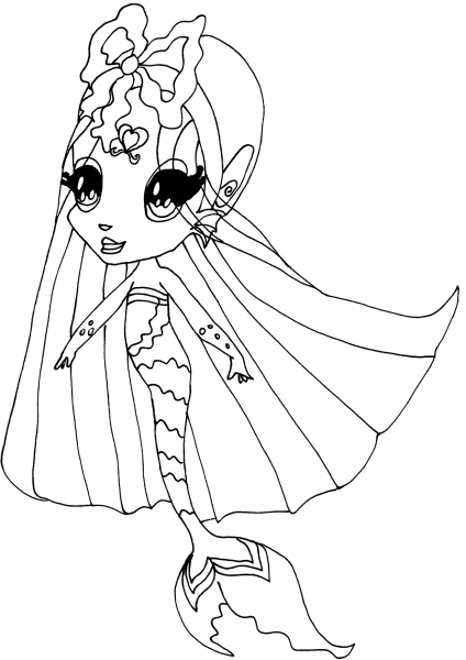 Winx Club Phylla Selkie coloring page image