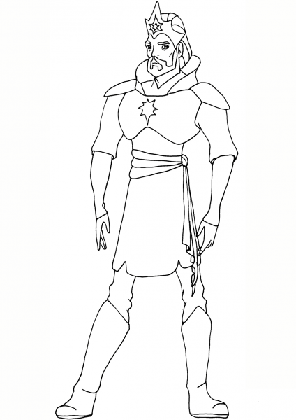 Winx Club Radius coloring page image