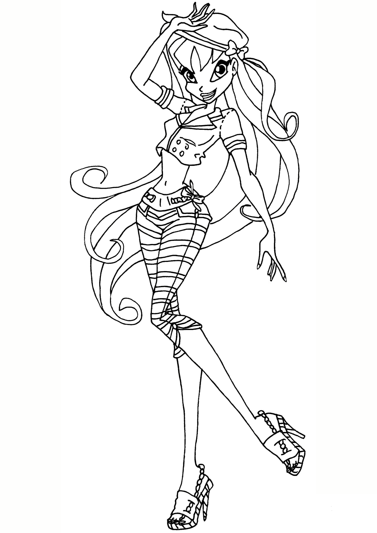 Winx Club Stella coloring page - ColouringPages