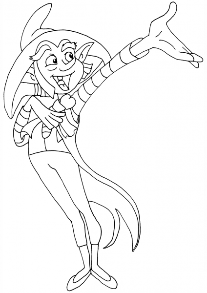 Winx Club Wizgiz coloring page image