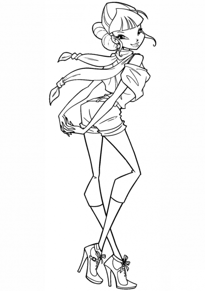 Winx Musa coloring page image